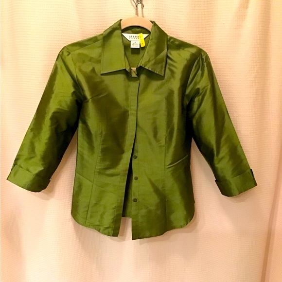 Silk button down blouse - Picture 1 of 2